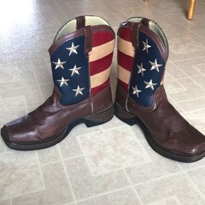 Durango American flag boots